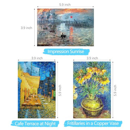 150 Pieces Mini Jigsaw Puzzle for Adults & Kids (450 Count)