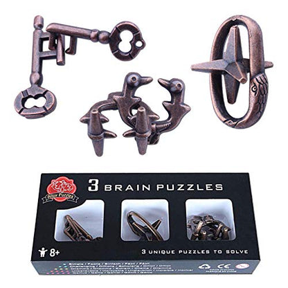 Brain Teaser Puzzle for Adults Puzzles Metal Hole Lock Adult Educational Toy Jigsaw IQ Puzzle