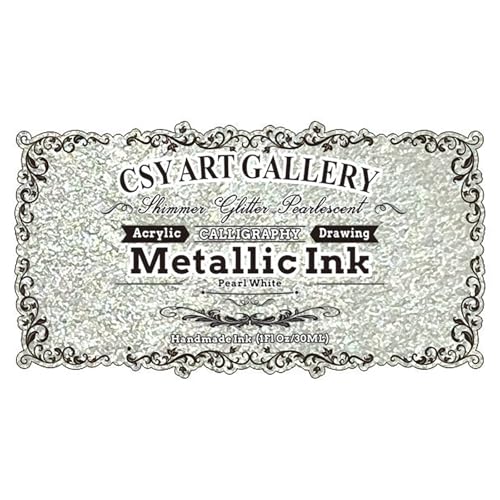 Silver White Calligraphy Inks for Artist