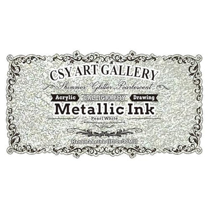 Silver White Calligraphy Inks for Artist