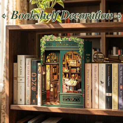 Owl Bookstore Book Nook Kit