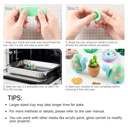 82 Colors Polymer Clay Kit