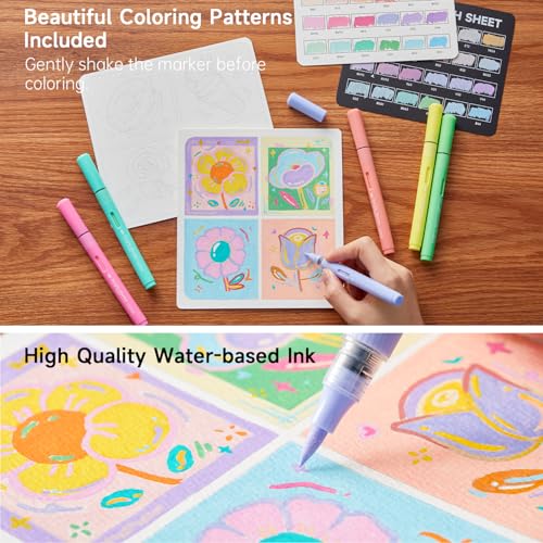 Automatic Ink Control Acrylic Paint Markers (24 Count)