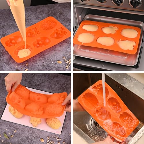 Skull Brain and Heart Silicone Mold