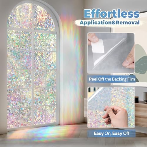 Stained Glass Window Privacy Film (1380.125 sq inches sq inches)