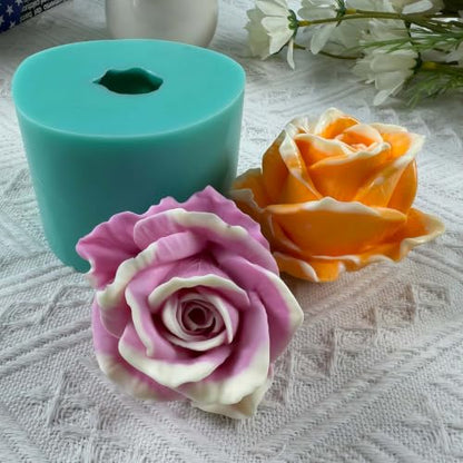 3D Blooming Rose Silicone Mold