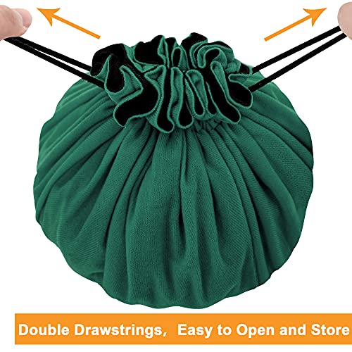 Large Dice Bag with Pockets Big Capacity Dice Bag Drawstring Pouch
