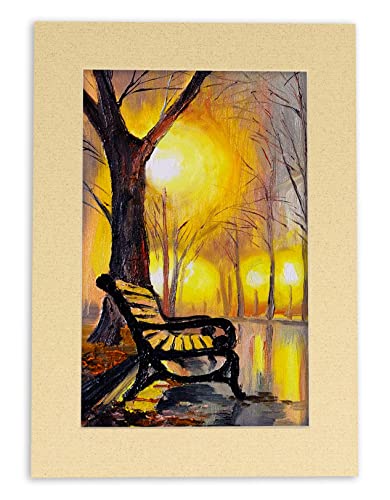Pack of TEN 11x14 Mats Bevel Cut for 9x12 Photos (10 Count)