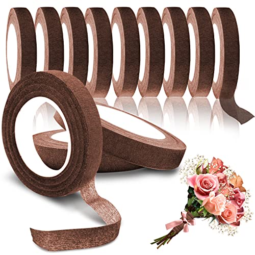 12 Rolls 1 2 Inch 30 Yard Floral Tapes for Bouquet Stem Wrapping (12 Count)