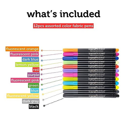 Fabric Markers (12 Count)