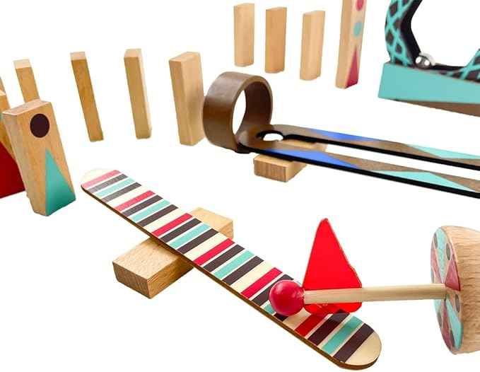 DJECO - Zig & Go 48-Piece Set - Building Intricate Marble Tracks - Stimulates Creative Thinking - Engaging Play for Intellectual Growth - Educational STEM Learning - Ages 8+ Years