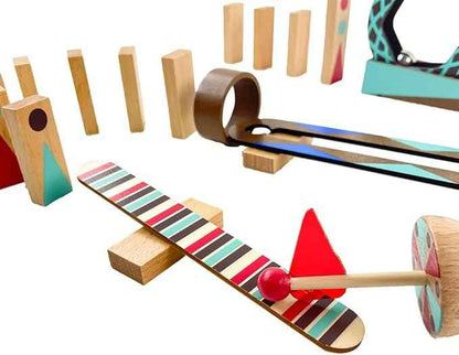 DJECO - Zig & Go 48-Piece Set - Building Intricate Marble Tracks - Stimulates Creative Thinking - Engaging Play for Intellectual Growth - Educational STEM Learning - Ages 8+ Years