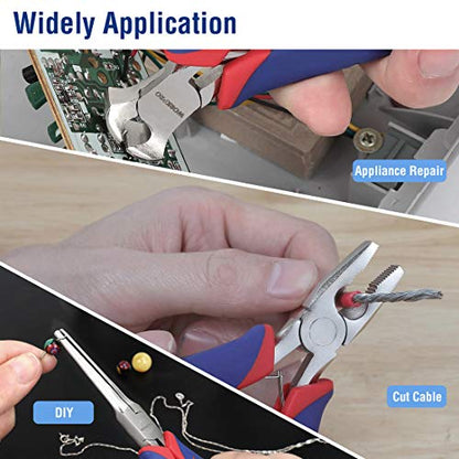 6 piece Mini Pliers Set with Pouch (6 Count)