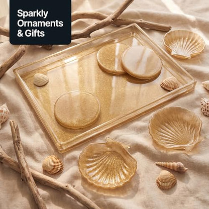 Craft Glitter Shaker Sand Gold 130g Fine (3.8 Ounce)