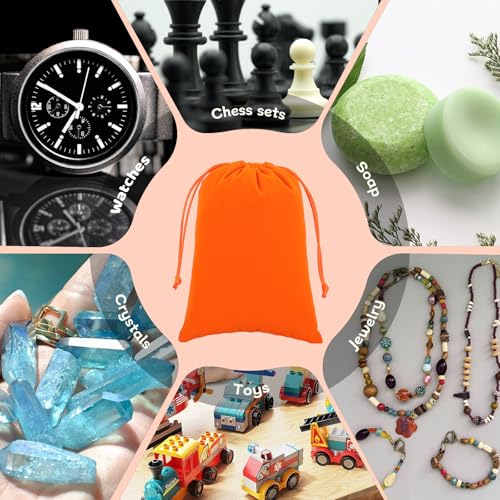 50Pcs Small Drawstring Gift Bags (20.1767 Ounce)