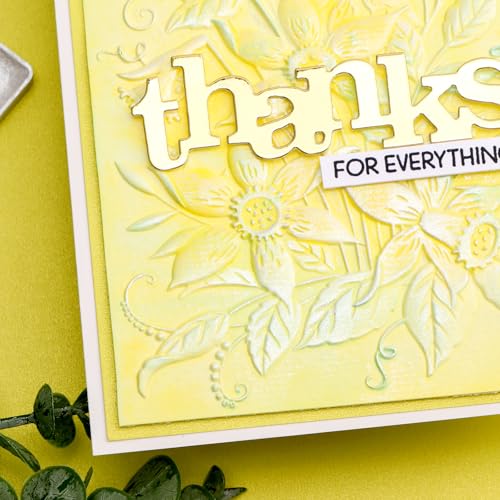 3D Embossing Folders Daffodil Clear Textured for Card Making