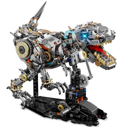 Ideas Mechanical Tyrannosaurus Building Set with Light (1268 Count)