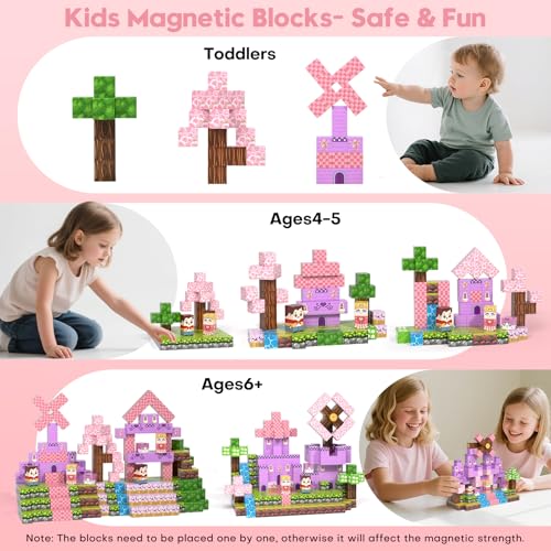 100PCS Magnetic Building Block (100 Count)