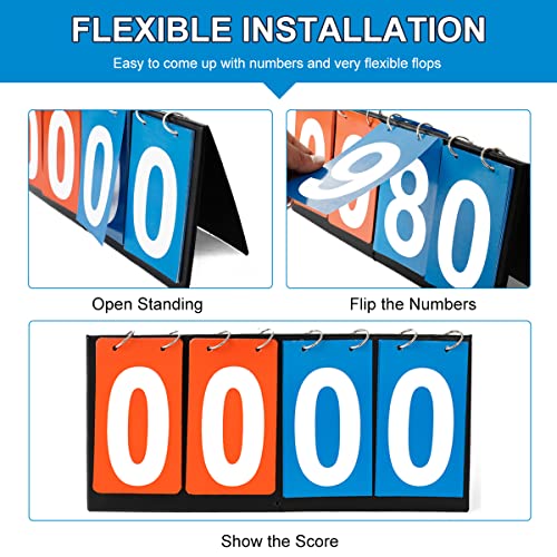 Portable Table Top Scoreboard Flipper