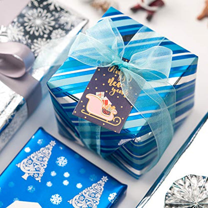 30 Inch Christmas Wrapping Paper Roll (100 Sq Ft)