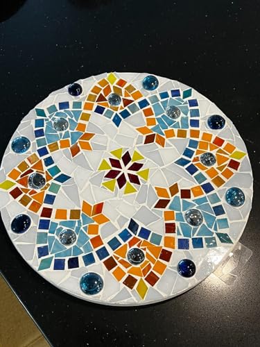 1.1LB Mixed Color Irregular Crystal Mosaic Tiles (17.637 Ounce)