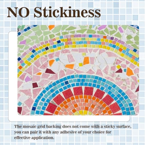 36" x 118" Mosaic Mesh for for Back Mounted Tile with Gloves