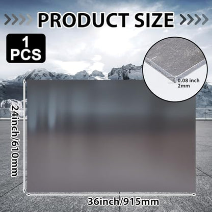 24 x 36 Inch A36 Carbon Steel Sheet 0.08" Thickness Length 14 Gauge Hot Rolled Steel Plate for Automotive Sheet Metal