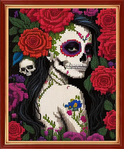 Stamped Cross Stitch Kits Full Range of Embroidery Patterns Starter Kits for Beginners Adult DIY Cross Stitches Needlepoint Kit 11CT
