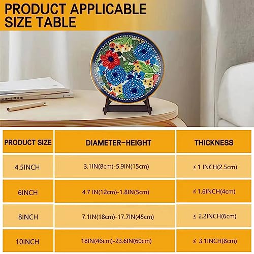 10 Inch Wooden Plate Display Stands
