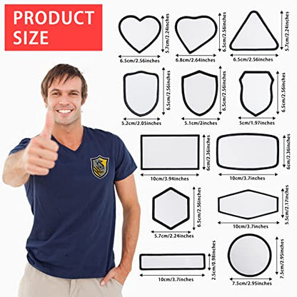 60 Pieces 4 Colors Round Patch Iron (60 Count)