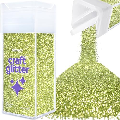 Craft Glitter Shaker Olive Green 130g Microfine (3.8 Ounce)