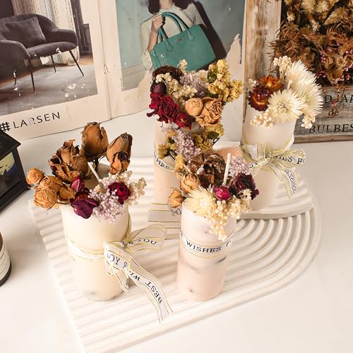 2 Pack Cylinder Mold 6 Inch Cylinder Candle Pillar