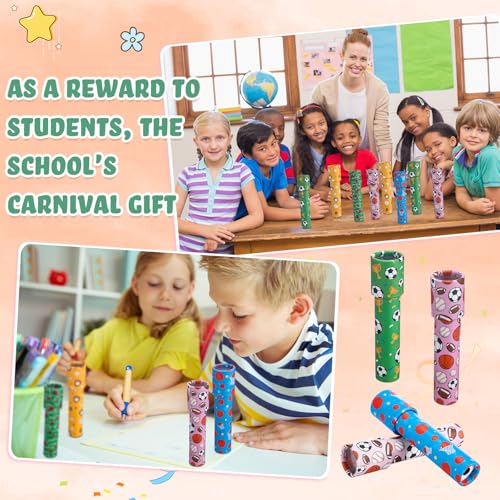 15 Pcs Classic Kaleidoscopes Kids Birthday Party Favor Old Fashioned Vintage Educational Toys Stocking Stuffers Goodie Bag Fillers for Classroom School Return Gifts Carnival Prizes (15 Count)