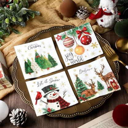 120 Pcs Christmas Napkins (120 Count)