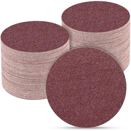 100PCS 5 Inch Sanding Discs 40 Grit Sandpaper for Orbital Sander (100 Count)