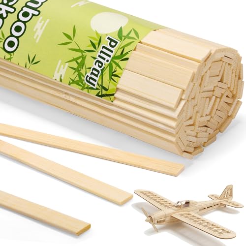 30Pcs Bamboo Craft Sticks for DIY Handmade Projects (30 Count)