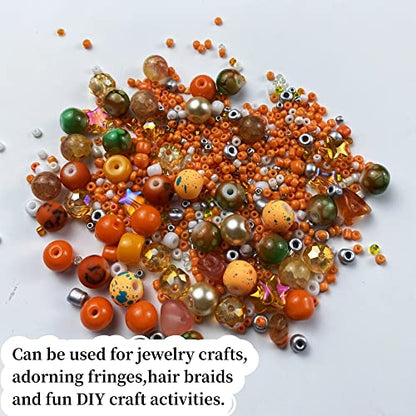 Assorted Glass Resin Beads Multi Size Colors Smooth Cracked Gravel Millet Spacer Beads for Bracelets Necklace Earring DIY Jewelry Making Craft