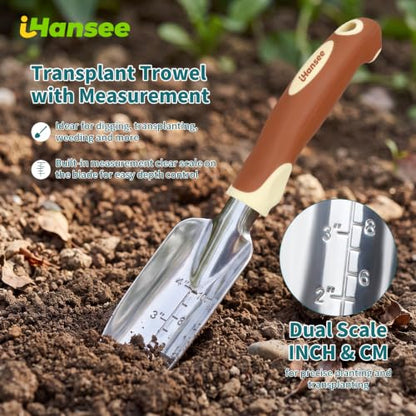 Brown Garden Tool Sets (4 Count)
