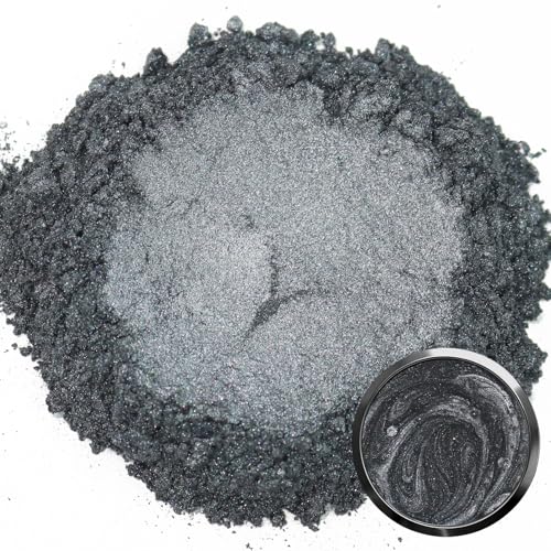 Silver Black Mica Powder