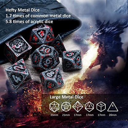 Metal DND Dice Set