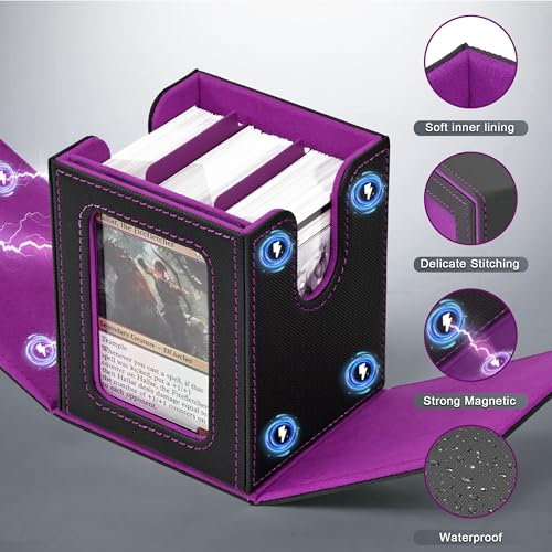 MTG Deck Box with Commander Window Display