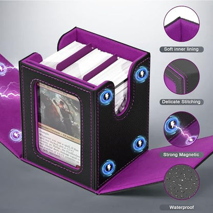 MTG Deck Box with Commander Window Display