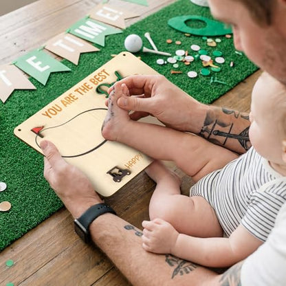 3D Father's Day Baby's Footprint DIY Art Craft with Ink Pad