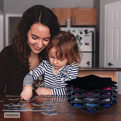 8 Puzzle Sorting Trays with Lid 8" x 8" (8 Count)