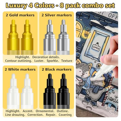 Acrylic Paint Pens (8 Count)