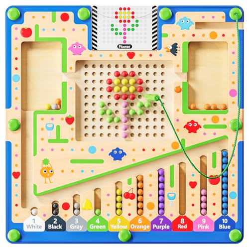 2 in1 Magnetic Color and Number Maze