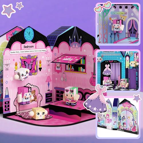 Magnetic Doll House Playset for Girls Ages 3+