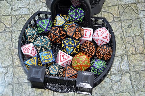 Double Colors Polyhedral Dice Sets with Pouches for D&D DND RPG MTG Dungeon and Dragons Table Board Roll Playing Games D4 D6 D8 D10 D% D12 D20