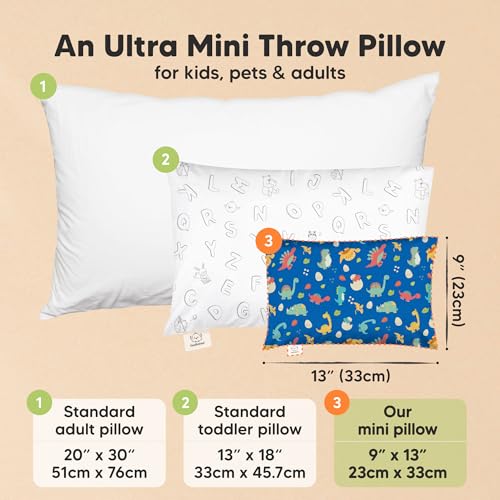 Mini Toddler Pillow with Pillowcase
