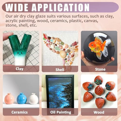 120ml Clear Varnish for Air Dry Clay